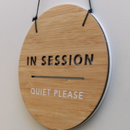 In Session — Quiet Please sign